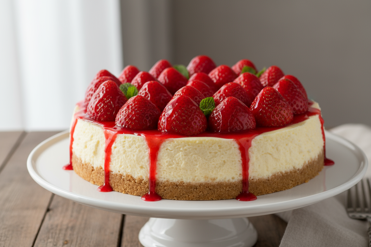 9" Strawberry Cheesecake