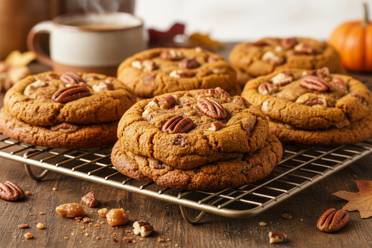 GIANT 1/4 Pound Pumpkin Spice Praline Cookies
